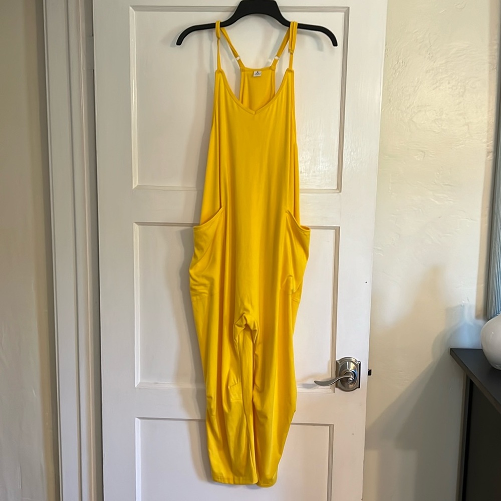 Bright yellow jumper